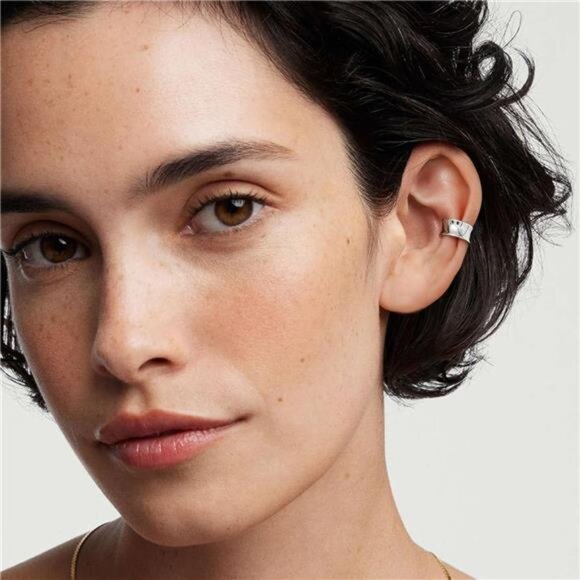 Cuff Earrings 925 Sterling Silver Ear Cuff Earrings Non-Piercing Fake Helix - Picture 2 of 7